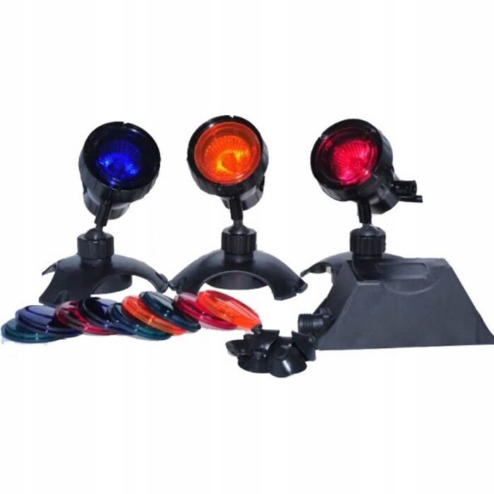 lampa halogenowa, ogrodowa CQD-220C, 3x 20W