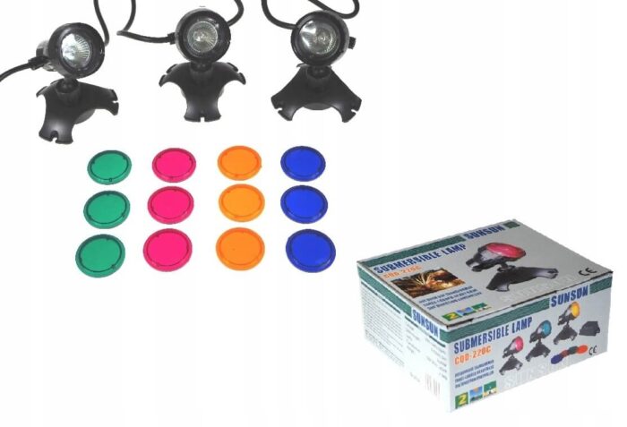 3x Halogen ogrodowy CQD220C, 3x20W - obrazek 2